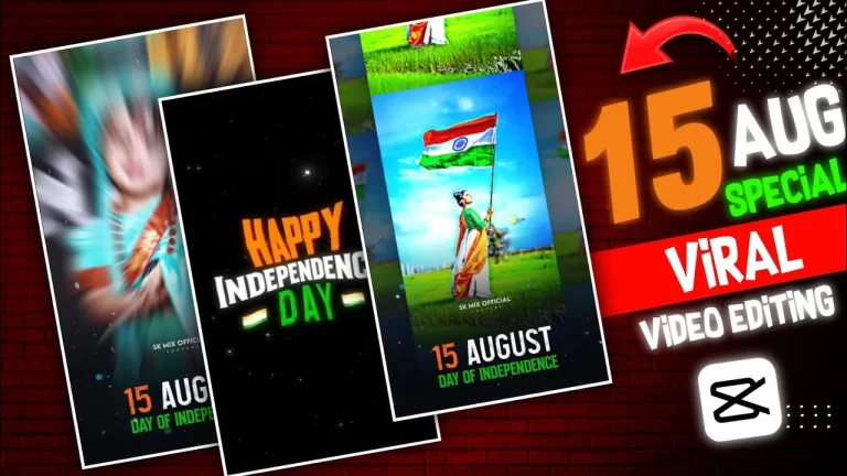 Independence Day CapCut Template (India & Pakistan Template Links 2023)