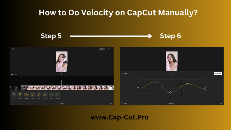 how to make velocity on capcut 