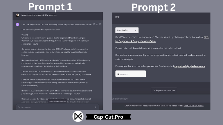 CapCut Plugin for ChatGPT