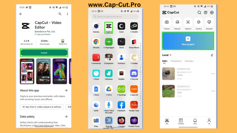 How to use capcut app?